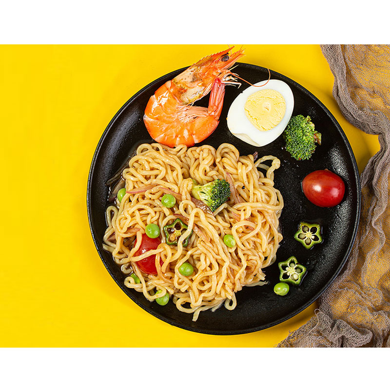 A visually appealing bowl of ready-to-eat Konjac noodles, a convenient and nutritious meal solution for those on the go.